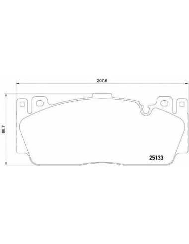 Pastillas de freno delanteras BREMBO P 06 079 - BMW 5