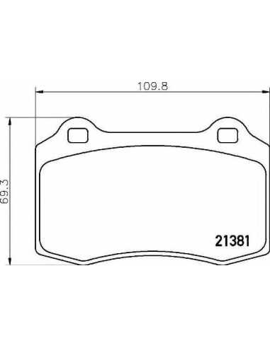 Pastillas de freno BREMBO P 36 020 - DAIMLER DAIMLER XJ