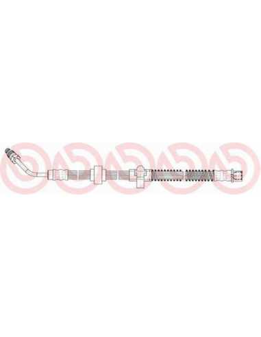 Latiguillo de frenos eje trasero izquierda BREMBO T 61 059 - CITROËN C5 II Break