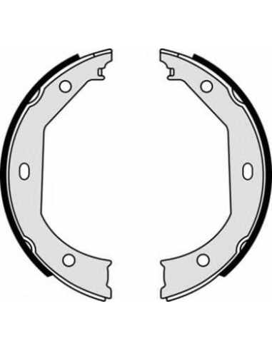 Zapata de freno eje trasero BREMBO S 06 509 - BMW 3 Descapotable