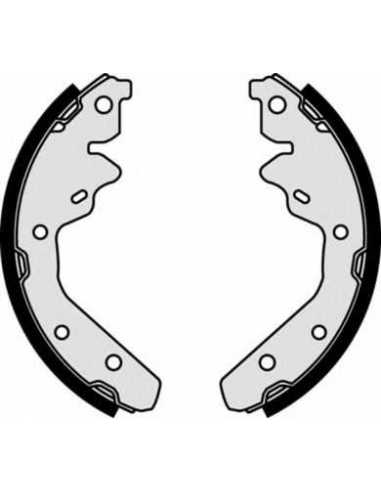 Zapata de freno eje trasero BREMBO S 11 502 - DODGE NEON II Sedán