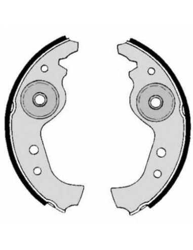 Zapata de freno eje trasero BREMBO S 23 501 - FIAT FIORINO