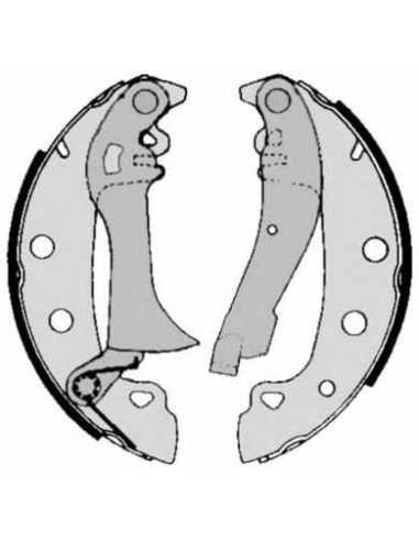 Zapata de freno eje trasero BREMBO S 23 503 - FIAT SUPERBRAVO