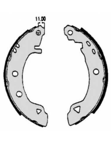 Zapata de freno eje trasero BREMBO S 23 508 - ALFA ROMEO 145