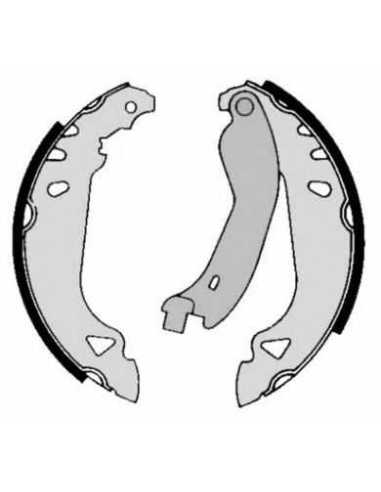 Zapata de freno eje trasero BREMBO S 23 510 - FIAT TEMPRA