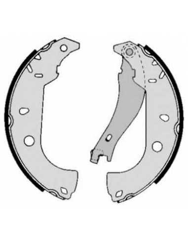 Zapata de freno eje trasero BREMBO S 23 511 - ALFA ROMEO 145