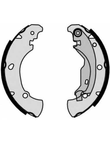 Zapata de freno eje trasero BREMBO S 23 519 - FIAT MAREA