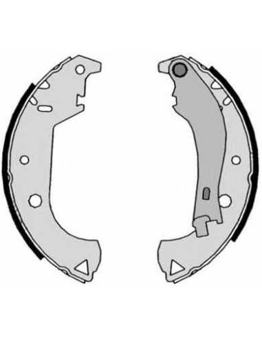 Zapata de freno eje trasero BREMBO S 23 524 - FIAT DOBLO