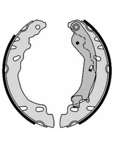 Zapata de freno eje trasero BREMBO S 23 529 - FORD KA