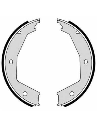 Zapata de freno eje trasero BREMBO S 23 554 - PEUGEOT 806