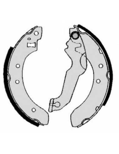 Zapata de freno eje trasero BREMBO S 24 507 - FORD ORION  