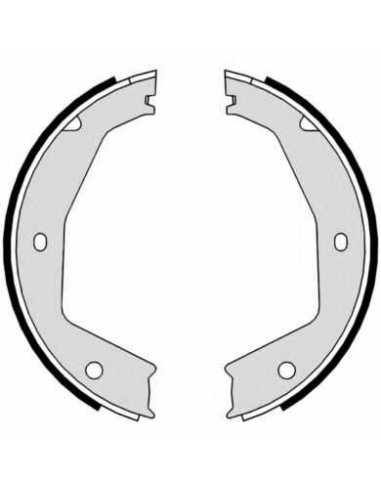 Zapata de freno eje trasero BREMBO S 24 550 - DAIMLER XJ 40