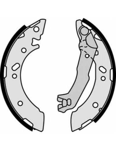 Zapata de freno eje trasero BREMBO S 30 510 - HYUNDAI ATOZ