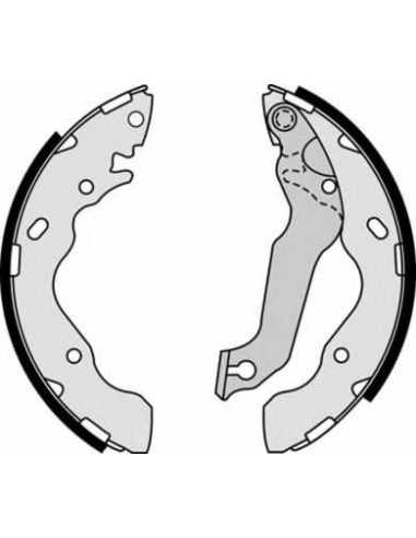 Zapata de freno eje trasero BREMBO S 30 511 - HYUNDAI ELANTRA