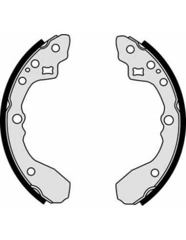 Zapata de freno eje trasero BREMBO S 30 518 - KIA SHUMA II Sedán