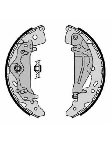 Zapata de freno eje trasero BREMBO S 30 521 - KIA SEDONA Mk II