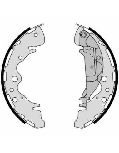 Zapata de freno eje trasero BREMBO S 30 535 - KIA SEDONA Mk II