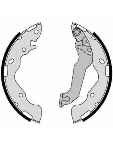 Zapata de freno eje trasero BREMBO S 30 536 - KIA SPECTRA5