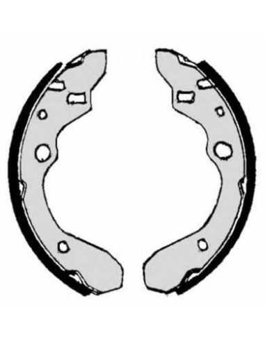 Zapata de freno eje trasero BREMBO S 49 506 - MAZDA 323 C Mk V