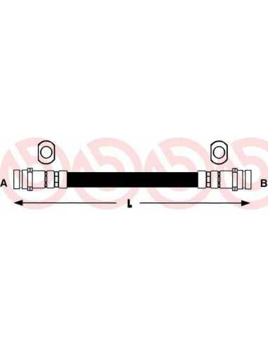 Latiguillo de frenos izquierda/derecha BREMBO T 54 002 - MITSUBISHI LANCER Mk III