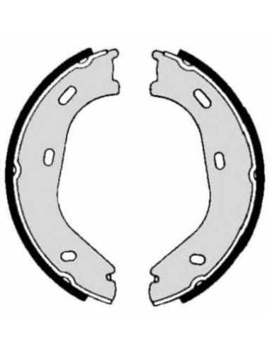 Zapata de freno eje trasero BREMBO S 50 505 - MERCEDES-BENZ Sedán