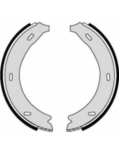 Zapata de freno eje trasero BREMBO S 50 509 - MERCEDES-BENZ VITO Autobús