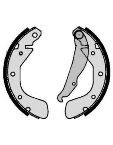 Zapata de freno eje trasero BREMBO S 59 511 - OPEL VITA B