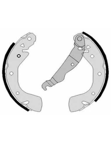 Zapata de freno eje trasero BREMBO S 59 525 - OPEL ASTRA H