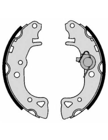 Zapata de freno eje trasero BREMBO S 61 516 - CITROËN AX