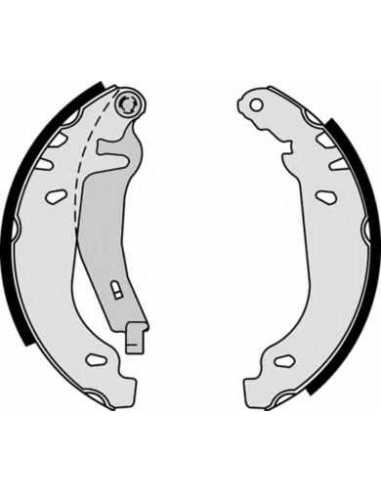 Zapata de freno eje trasero BREMBO S 61 539 - CITROËN XSARA