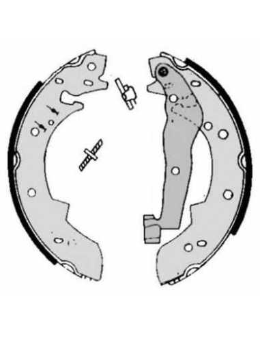 Zapata de freno eje trasero BREMBO S 68 505 - VOLVO 340-360
