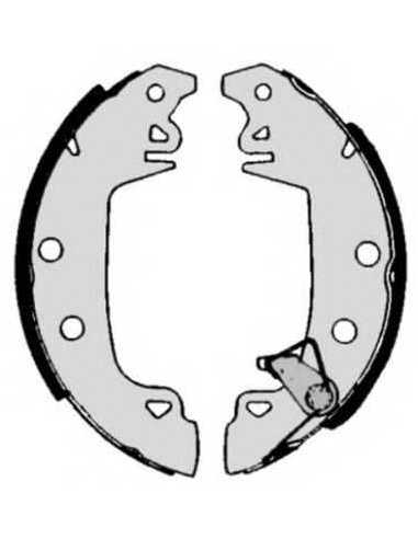 Zapata de freno eje trasero BREMBO S 68 507 - PEUGEOT 305   Ranchera familiar