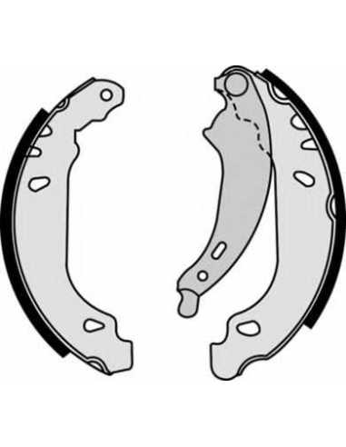 Zapata de freno eje trasero BREMBO S 68 524 - DACIA LOGAN Pick-up