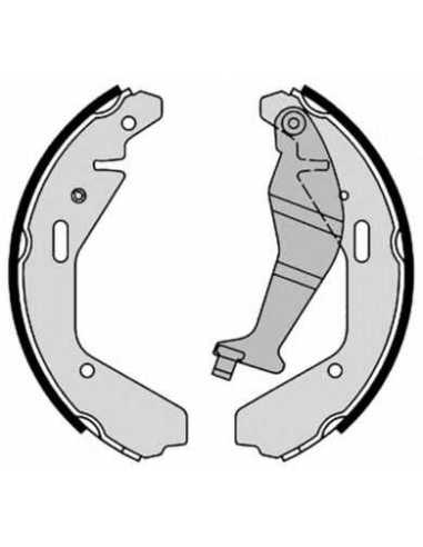 Zapata de freno eje trasero BREMBO S 79 502 - SUZUKI WAGON R