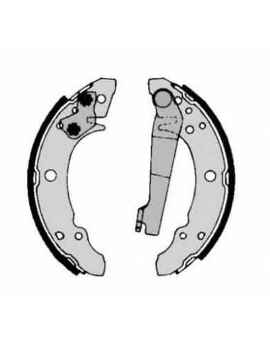 Zapata de freno eje trasero BREMBO S 85 507 - VW POLO Furgón