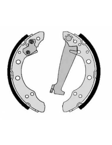Zapata de freno eje trasero BREMBO S 85 511 - VW POLO