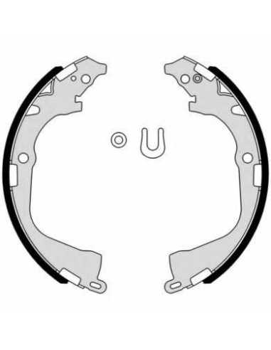 Zapata de freno eje trasero BREMBO S 85 541 - VW AMAROK