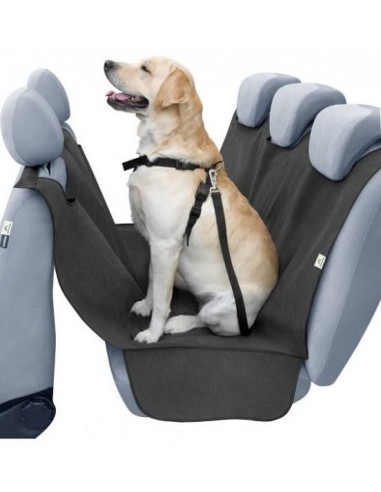 Funda de asiento de coche para perro, funda de asiento trasero para perros,  protector de asiento de coche impermeable, funda de asiento de coche