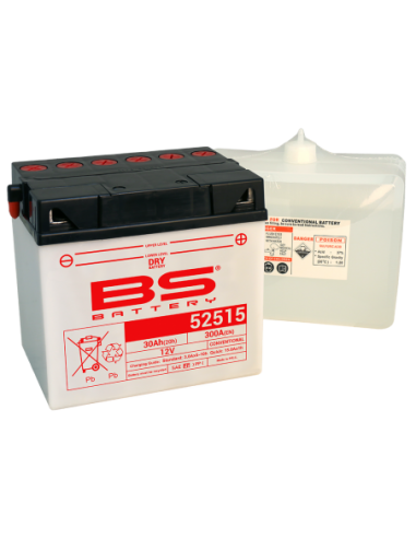 Batería BS Battery 52515 - Multimodelo - 12 V/30