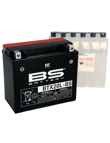 Batería BS Battery BTX20L-BS - YTX20L-BS - 12 V/18