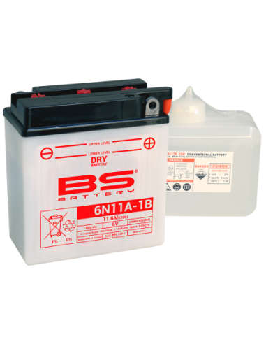 Batería BS Battery 6N11A-1B - 6 V/11