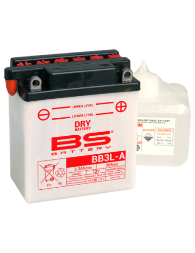 Batería BS Battery YB3L-A - 12 V/3