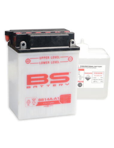 Batería BS Battery BS BB14A-A1 - YB14A-A1 - 12 V/14