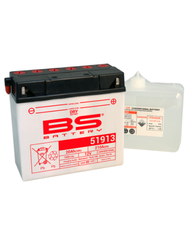 Batería BS Battery 51913 (Fresh Pack) - 12 V/19