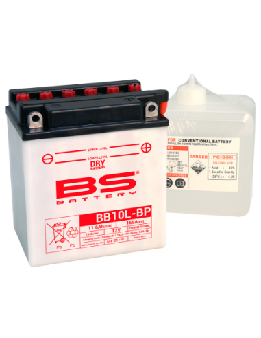 Batería BS Battery BB10L-BP (Fresh Pack) (4u) - YB10L-BP - 12 V/11