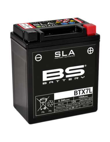 Batería BS Battery SLA BTX7L (FA) - YTX7L - 12 V/6