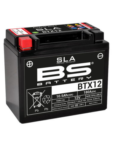 Batería BS Battery SLA BTX12 (FA) - YTX12 - 12 V/10