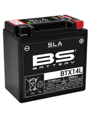 Batería BS Battery SLA BTX14L (FA) - YTX14L - 12 V/12