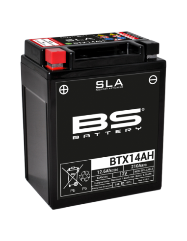 Batería BS Battery SLA BTX14AH (FA) - YTX14AH - 12 V/12