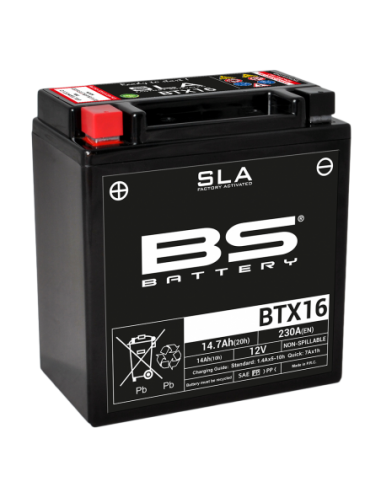 Batería BS Battery SLA BTX16 (FA) - YTX16 - 12 V/14